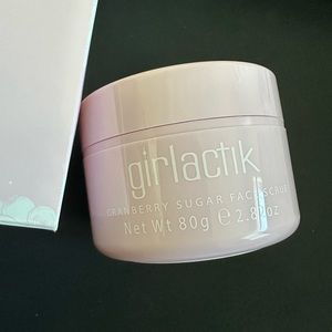 Girlactic Cranberry Sugar Face Scrub brand new